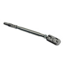 4 Pc Set Marine T316 Stainless Steel Toggle and Swageless Turnbuckle, Cable Wire Tensioner for Deck, Dock, Railing, and Rigging