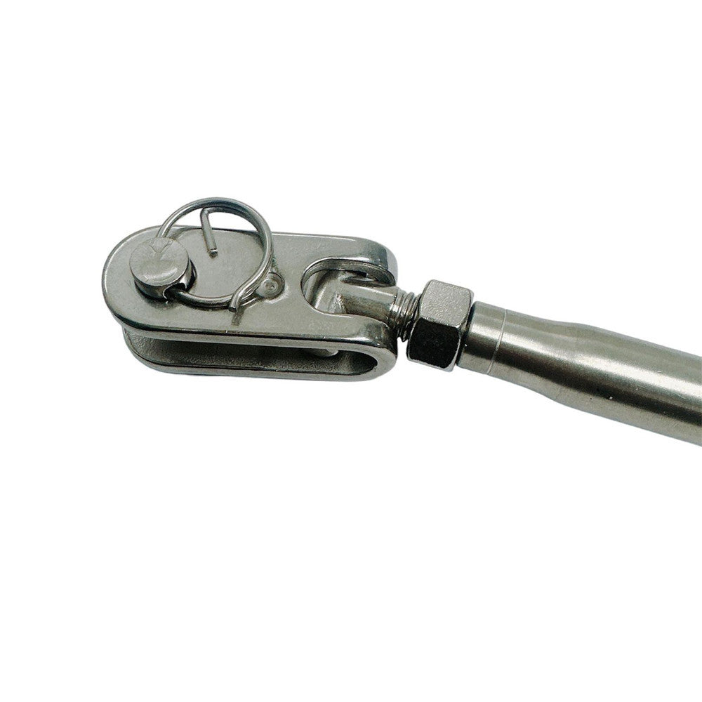 4 Pc Set Marine T316 Stainless Steel Toggle and Swageless Turnbuckle, Cable Wire Tensioner for Deck, Dock, Railing, and Rigging