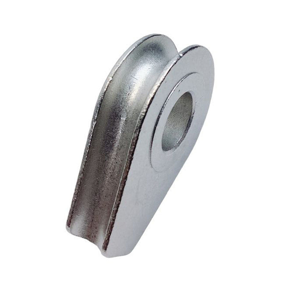 Marine T316 Stainless Steel Solid Thimble, Precision Cast Wire Rope Thimble for Cable, Rigging, Boat, Dock, and Outdoor Use