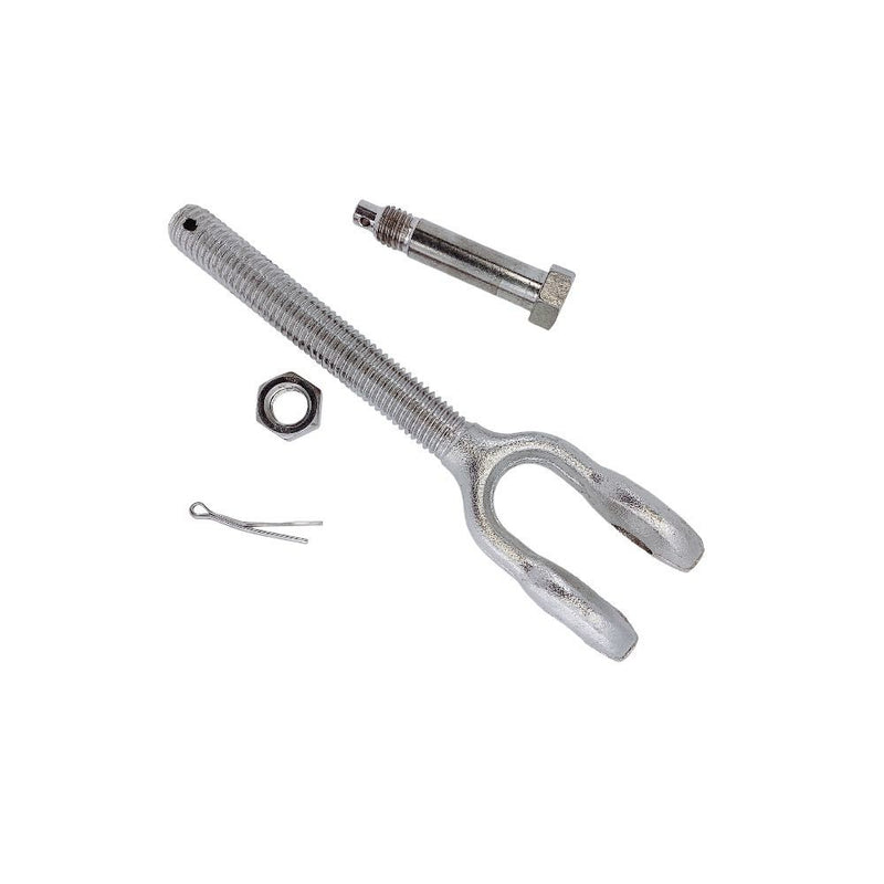 4 Pc Stainless Steel 3/8" Drop Forged Turnbuckle Jaw LEFT HAND Thread 1200Lb WLL