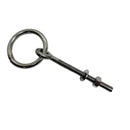 4 Pc Set Marine T304 Stainless Steel Ring Eye Bolt Shoulder Bolt, Lifting Eye Fastener for Boat, Dock, Deck, and Outdoor Hardware