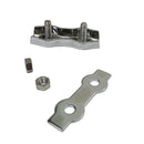 Stainless Steel T304 Duplex Wire Rope Cable Clamp, Double Bolt Wire Cable Clamps