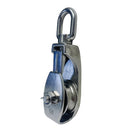 4 Pcs Marine Stainless Steel T304 2" Sheave Snatch Block 3/8" Rope 1,200 Lbs WLL