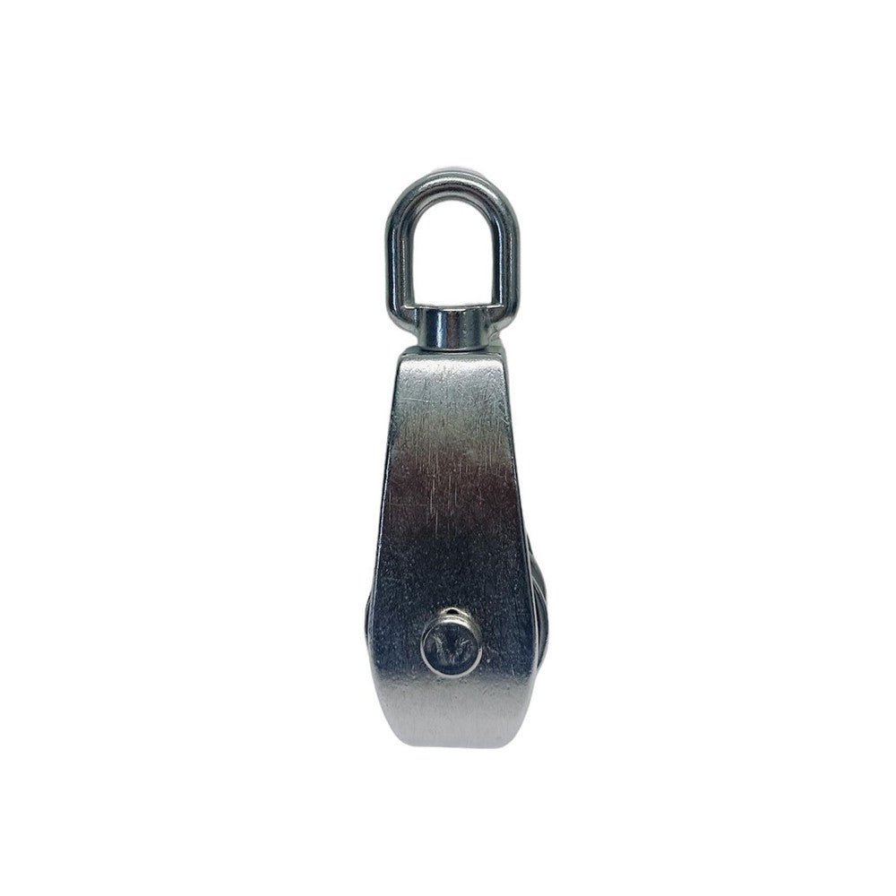 4 Pcs Marine Stainless Steel T304 2" Sheave Snatch Block 3/8" Rope 1,200 Lbs WLL