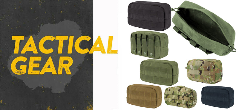 Tactical Utility MOLLE Compatible Multi Purpose Tool Zipper Pouch