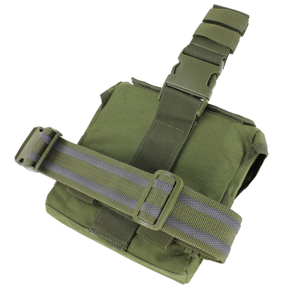 Molle Tactical Drop Leg Dump Pouch SWAT Thigh Leg Rig Mag Dump Holster