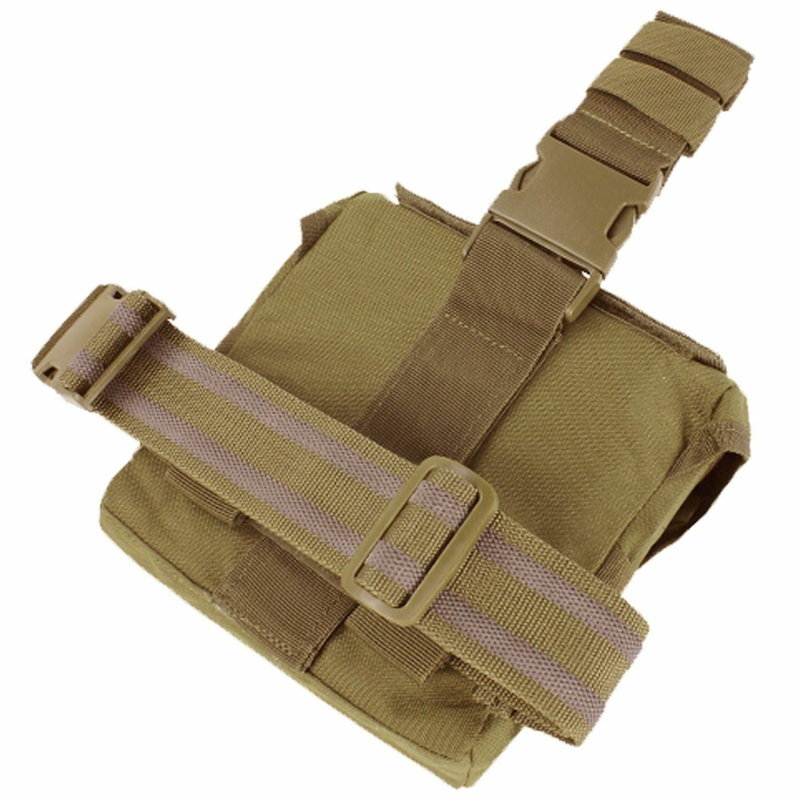 Molle Tactical Drop Leg Dump Pouch SWAT Thigh Leg Rig Mag Dump Holster