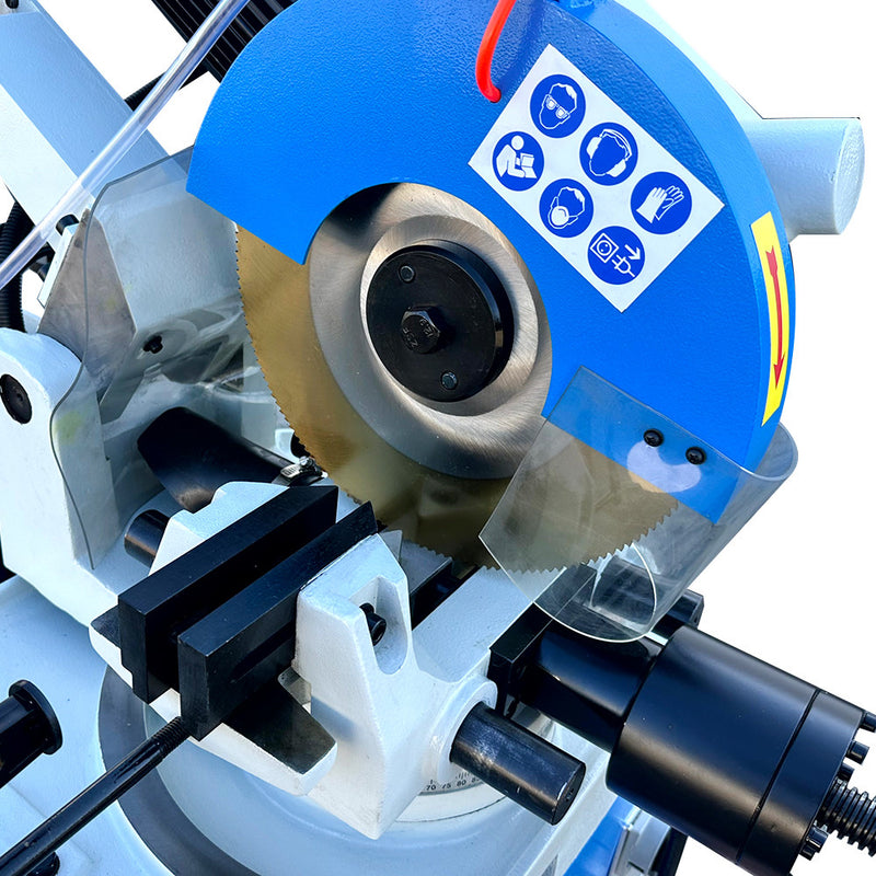 Semi-Automatic Hydraulic 4HP 12.5" Cold Cut Saw Swivel 2-Speed Circular Coldsaw Metal Cutting 220v 3 PHASE