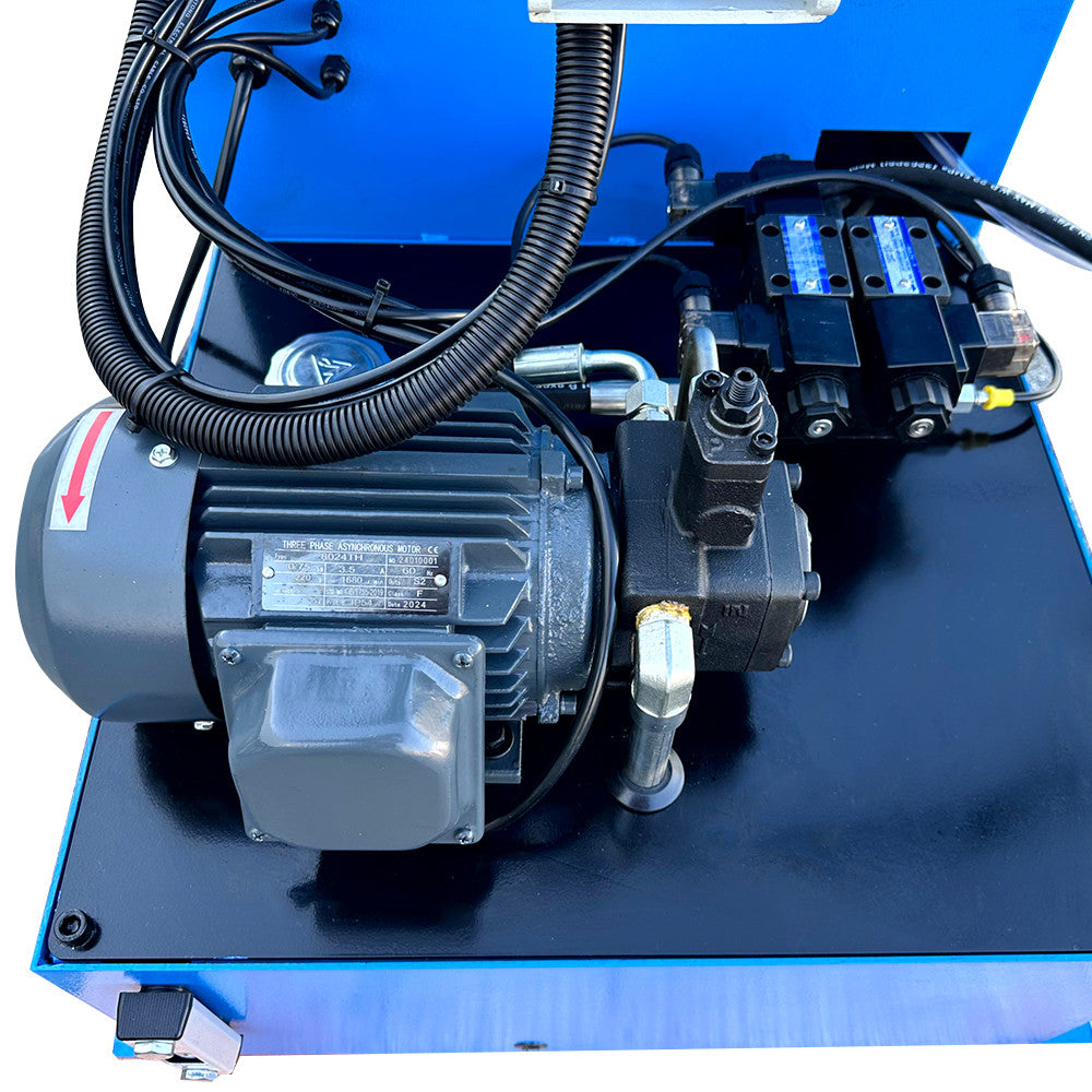 Semi-Automatic Hydraulic 4HP 12.5" Cold Cut Saw Swivel 2-Speed Circular Coldsaw Metal Cutting 220v 3 PHASE