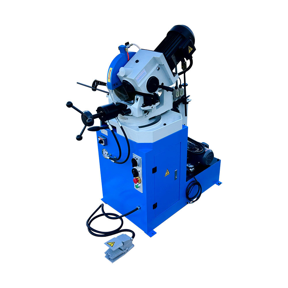 Semi-Automatic Hydraulic 4HP 12.5" Cold Cut Saw Swivel 2-Speed Circular Coldsaw Metal Cutting 220v 3 PHASE