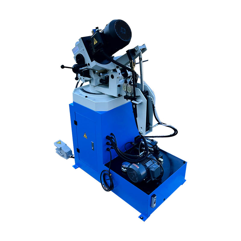 Semi-Automatic Hydraulic 4HP 12.5" Cold Cut Saw Swivel 2-Speed Circular Coldsaw Metal Cutting 220v 3 PHASE