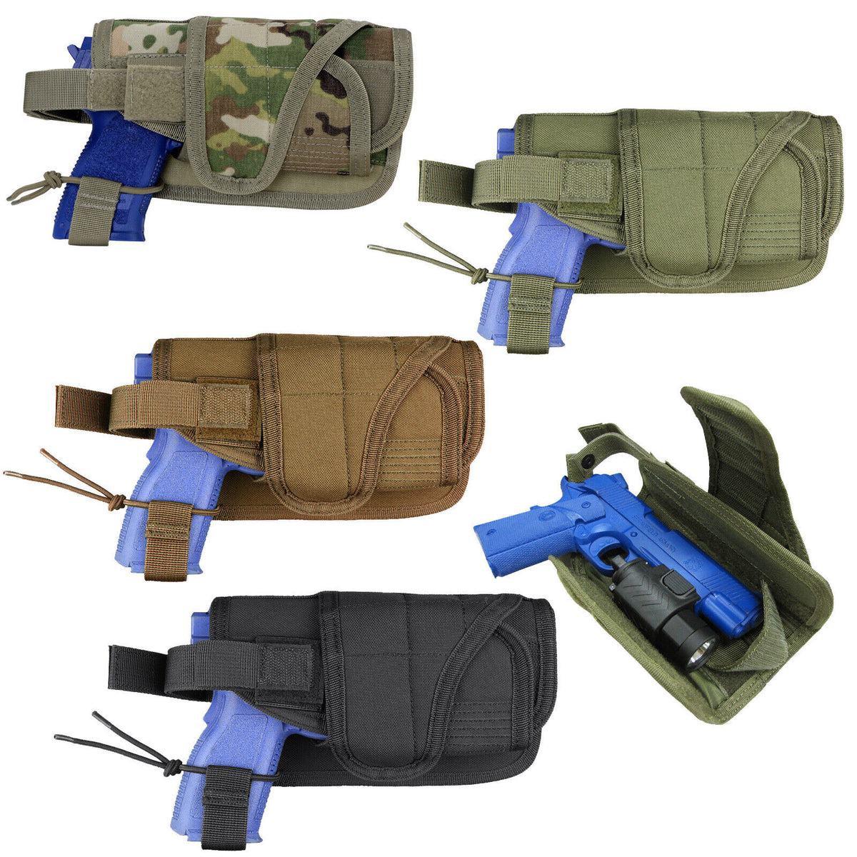 Tactical Modular Horizontal Universal MOLLE Holster