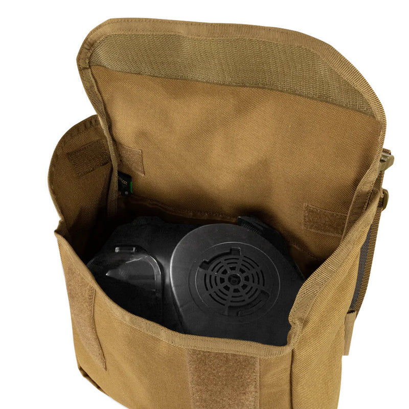 Tactical Gas Mask Drop Leg Pouch Rig