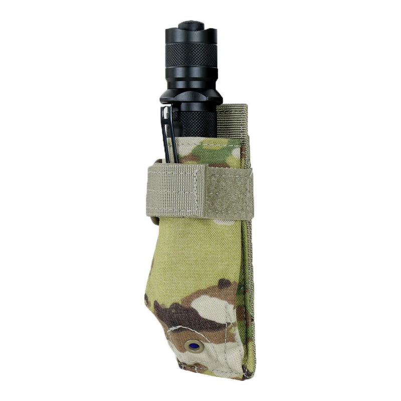MOLLE Belt Carabiner Multi Purpose Tool Utility Flashlight Pouch