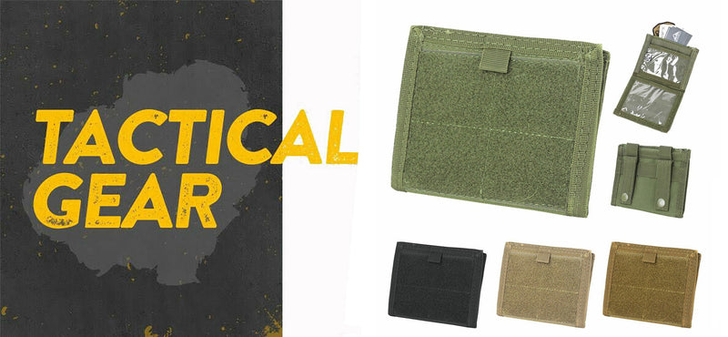 Condor MA39 MOLLE Panel - Zippered Pocket & Card Holder For Tactical Vest Or Pack