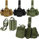 Tactical Modular EMT Medic Emergency Belt Mounted Drop Leg Rig Black