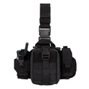 Tactical Modular EMT Medic Emergency Belt Mounted Drop Leg Rig Black