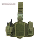 Tactical Modular EMT Medic Emergency Belt Mounted Drop Leg Rig Black