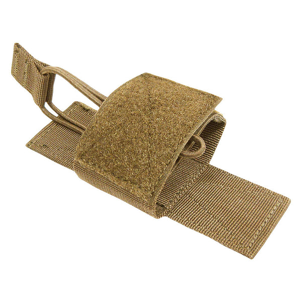 Hook and Loop Tactical Secure Lightweight Universal Bungee Holster Coyote
