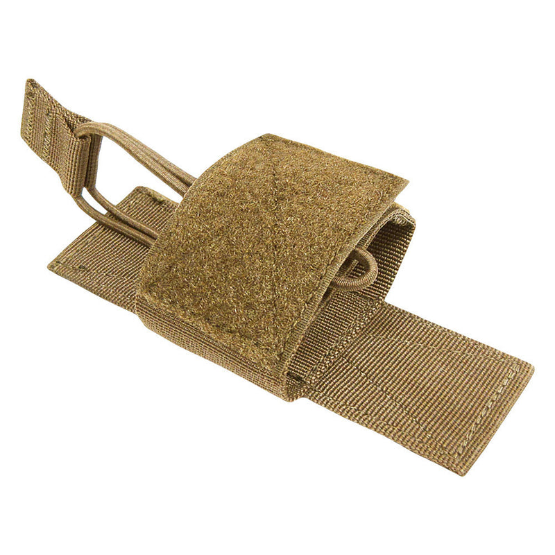 Hook and Loop Tactical Secure Lightweight Universal Bungee Holster Coyote