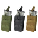 Tactical MOLLE Single Open Top Bungee Magazine Mag Pouch
