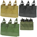 Hook Loop Bungee Open Top Triple 5.56/.223 Mag Pouch Insert