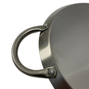 ROUND, OVAL, RECTANGULAR Stainless Steel Serving Platter – Ottoman Tray with Handles for Kitchen, Parties & Decorative Display