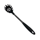 Black Nylon Stainless Steel Slotted Spatula, Slotted Spoon, Pasta Server, Ladle