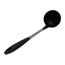 Black Nylon Stainless Steel Slotted Spatula, Slotted Spoon, Pasta Server, Ladle