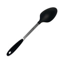 Black Nylon Stainless Steel Slotted Spatula, Slotted Spoon, Pasta Server, Ladle