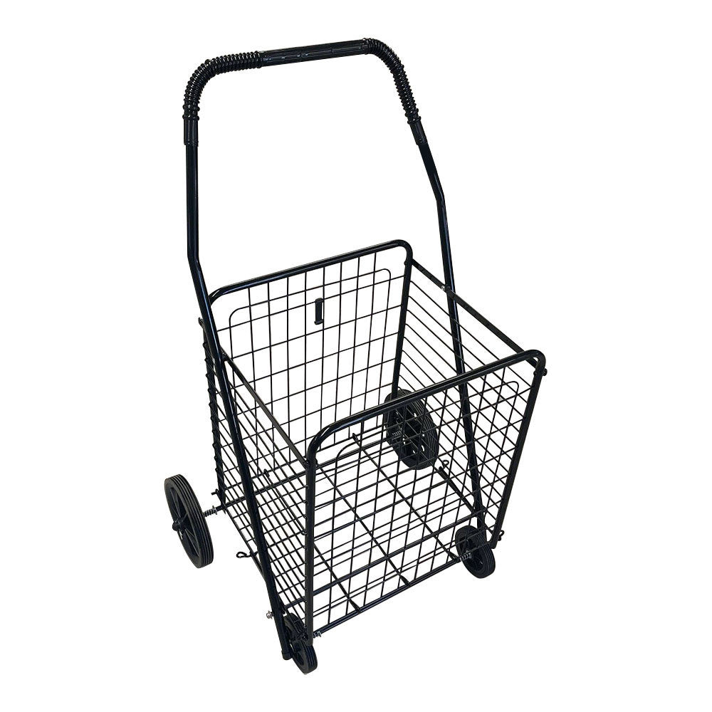 MEDIUM, LARGE Foldable Single Basket Grocery Shopping Cart