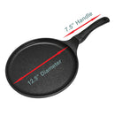 Aluminum Round Griddle Plancha Marble Coating NonStick Interior Cookware Kitchen
