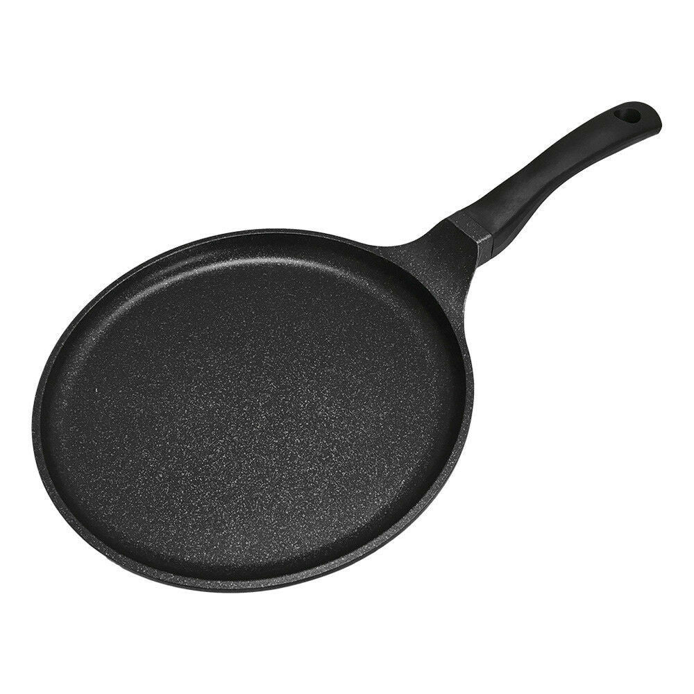 Aluminum Round Griddle Plancha Marble Coating NonStick Interior Cookware Kitchen