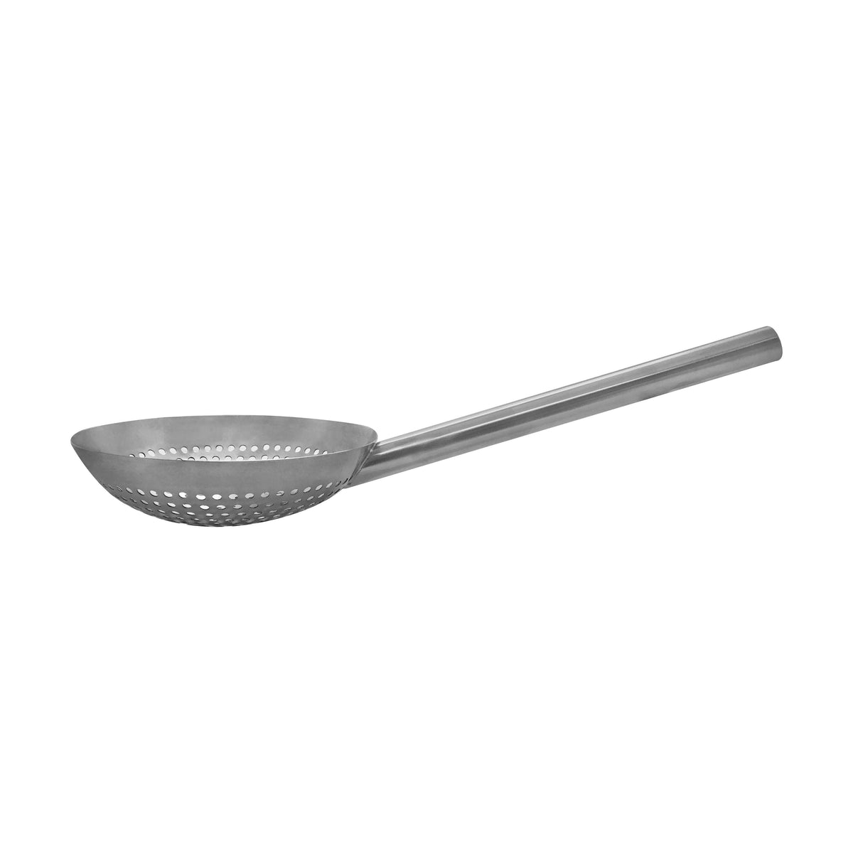 Stainless Steel Cooking Skimmer, 14" Handle, Cooking Utensils Strainer Spoon