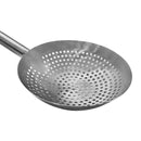 Stainless Steel Cooking Skimmer, 14" Handle, Cooking Utensils Strainer Spoon