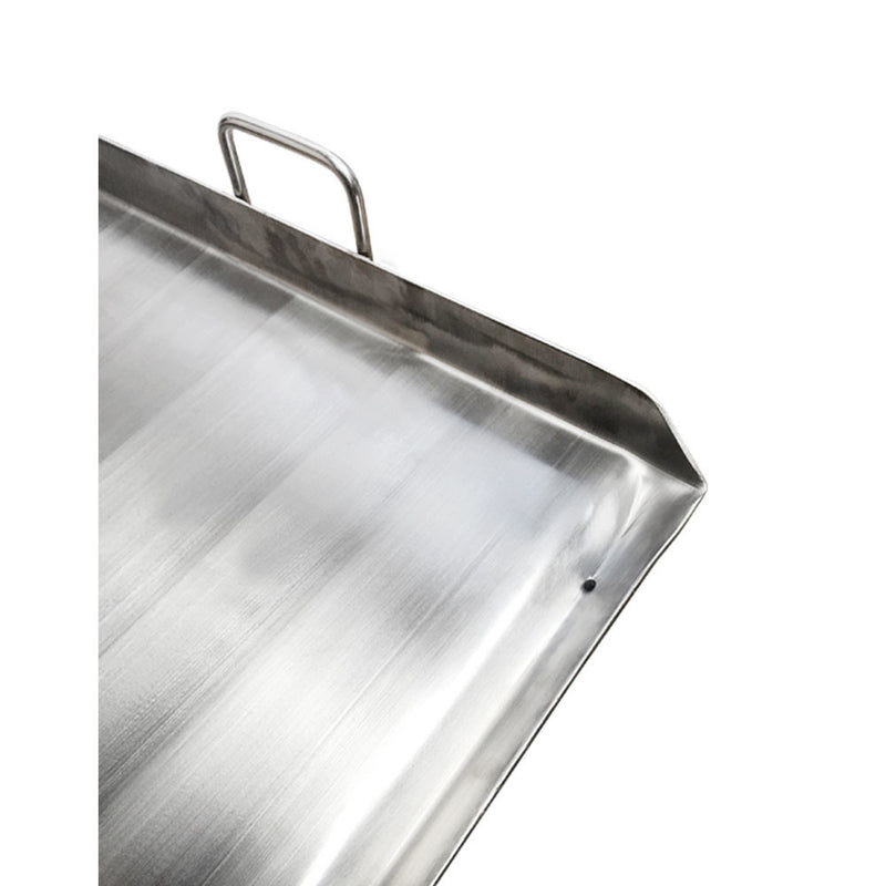 Stainless Steel Griddle Grill Plancha Comal BBQ Heavy Duty Comal Outdoor Cooking