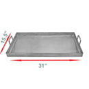 Stainless Steel Griddle Grill Plancha Comal BBQ Heavy Duty Comal Outdoor Cooking