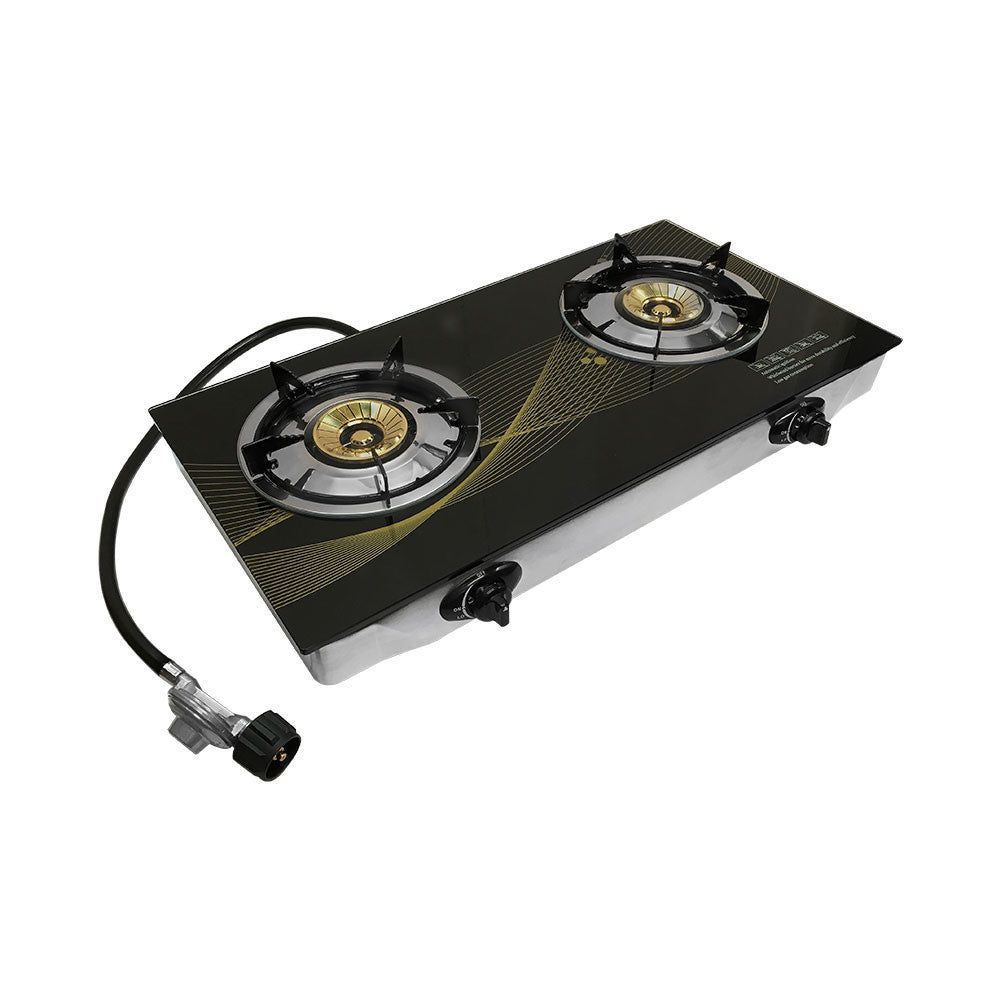 Propane Gas Burner Stainless Steel Stove Table Auto Ignition With Regulator Hose