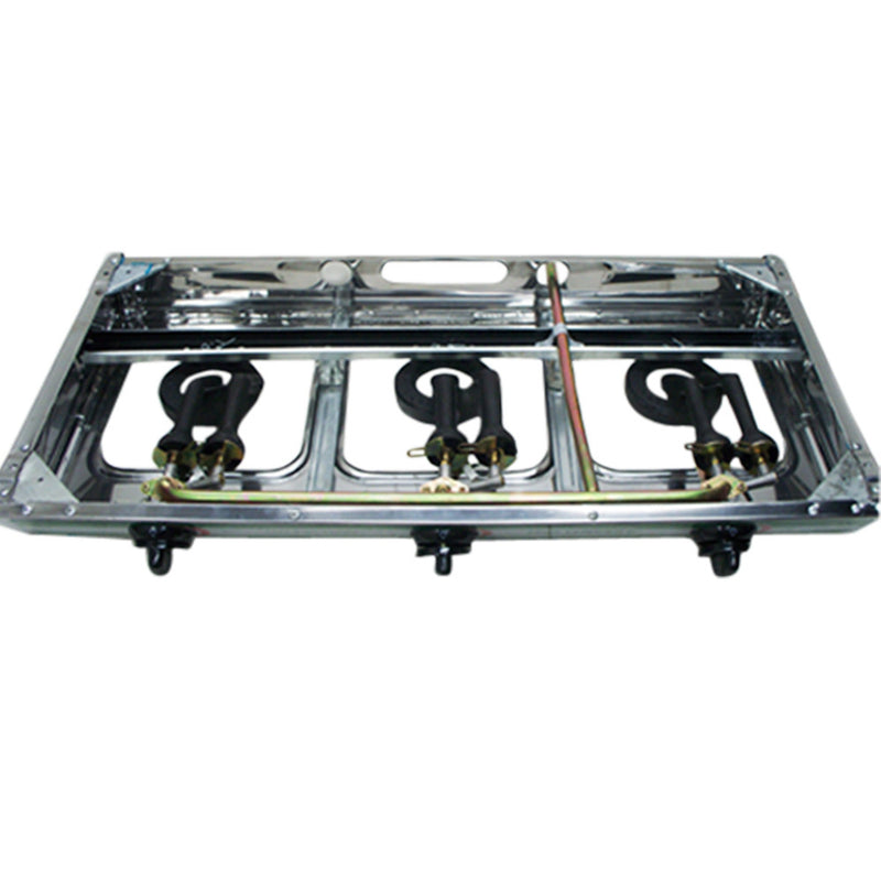 Propane Gas Burner Stainless Steel Stove Table Auto Ignition With Regulator Hose