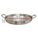 Mexican Wok Comal Cazo Griddle Plancha Fryer Deep Fry Pan Stainless Steel For Carnitas