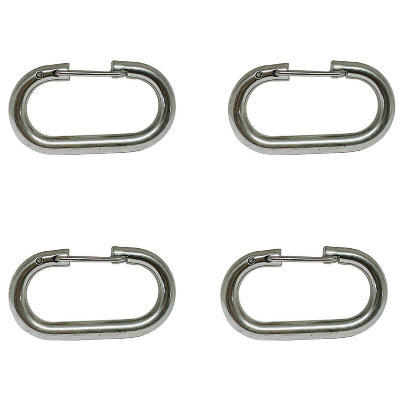 4 Pcs Marine Stainless Steel T316 3/16" Bit Snap Rigging Lift Link Clip Rig Snap