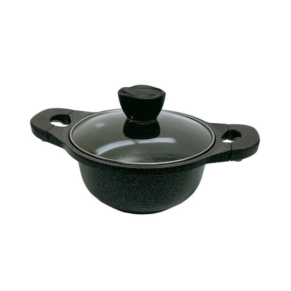 7" (18cm) Heavy Gauge Non Stick Marble Coating Sauce Pot Cookware Cooking Pot