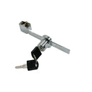 Chrome Keyed Alike Sliding Showcase Lock 2 Keys Security Sliding Case Lock