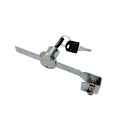Chrome Keyed Alike Sliding Showcase Lock 2 Keys Security Sliding Case Lock