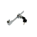 Chrome Keyed Alike Sliding Showcase Lock 2 Keys Security Sliding Case Lock