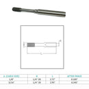 Stainless Steel T316 1/4" Stud Hand Swage For 1/8",3/16" Cable Slimline Stud