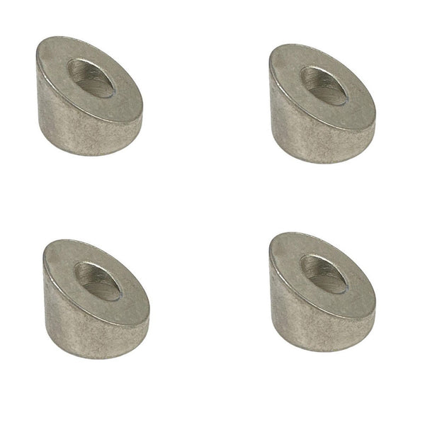 4 Pcs Marine Stainless Steel T316 1/4" 30 Degree Countersunk Angle Washer Cable