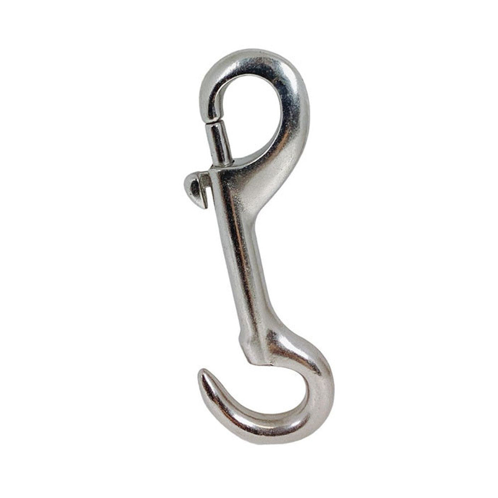 4Pcs Marine Boat Stainless Steel 5"L Bolt Snap Hook Open Eye Bolt Hook Snap Lock