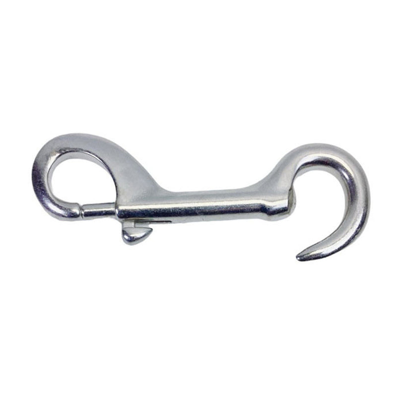 4Pcs Marine Boat Stainless Steel 5"L Bolt Snap Hook Open Eye Bolt Hook Snap Lock