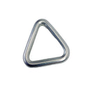 Marine Stainless Steel T316 3/16" x 1" Triangle Ring Formed Welded 500 Lbs WLL